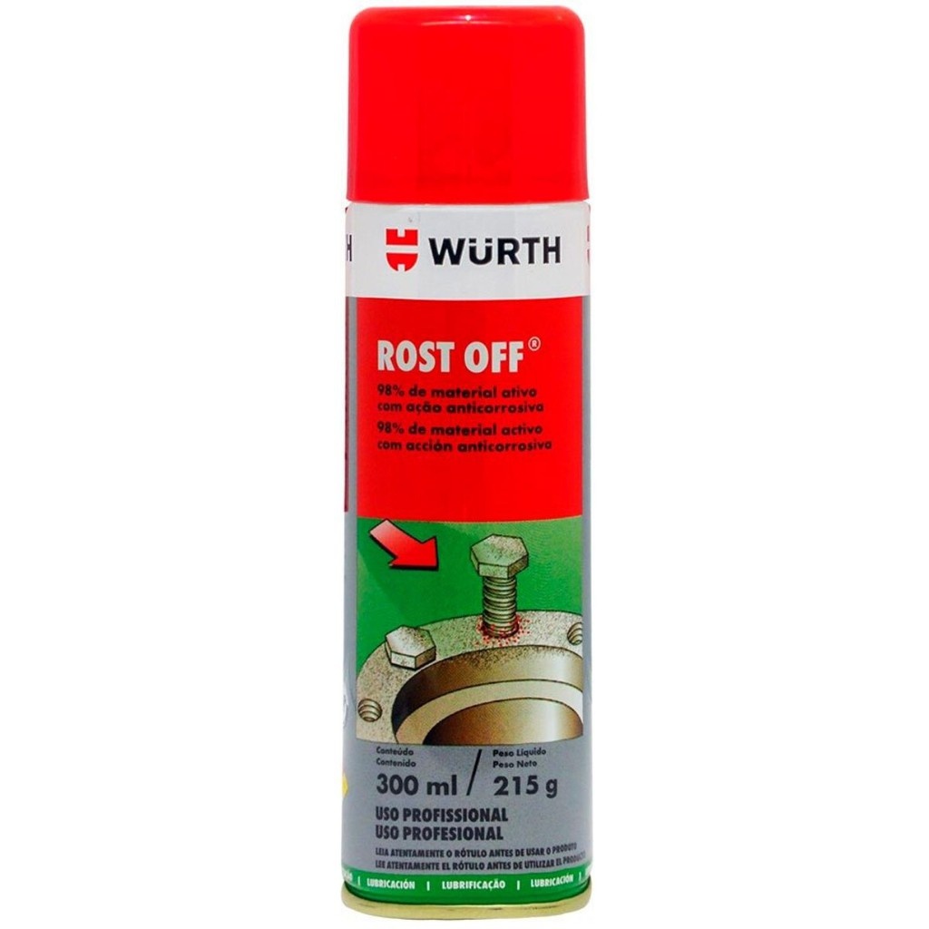 Rost Off Wurth 300ml: Desengripante e Lubrificante