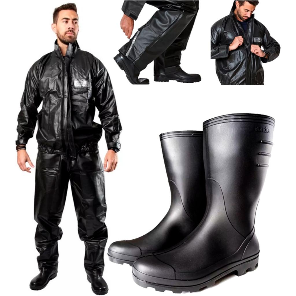 Roupa de Chuva Motoqueiro: Kit Completo Impermeável