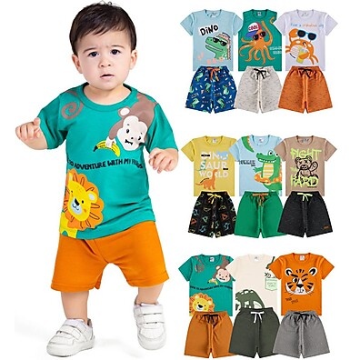 Roupinhas Bebê Menino: Kit Conforto e Estilo!