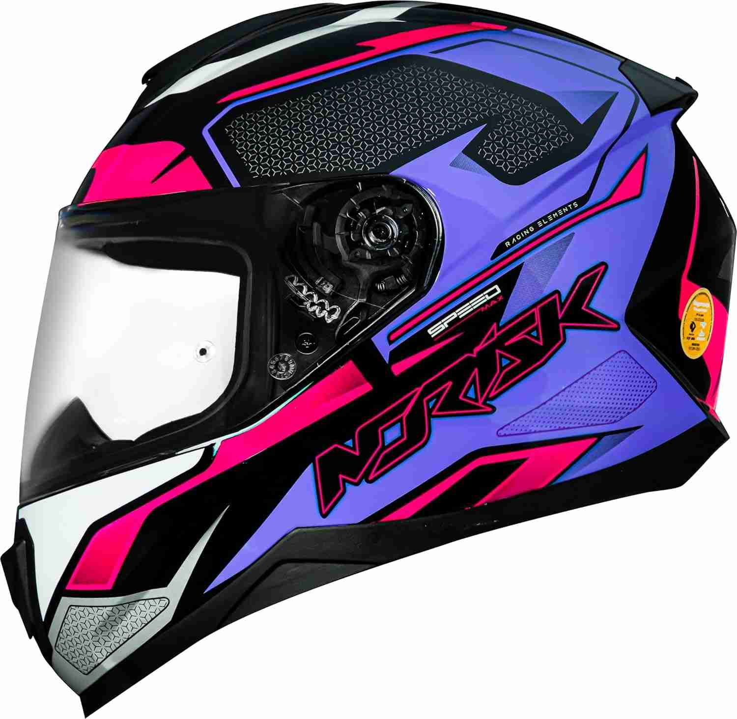 Capacete Norisk Razor Speedmax Rosa Roxo: Estilo, Segurança e Conforto para Sua Aventura!