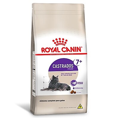 Royal Canin 7+ Gatos Castrados: Nutrição Antienvelhecimento