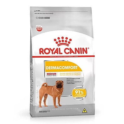 Royal Canin Dermaconfort Médio: Alívio e Nutrição!