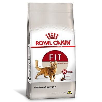 Royal Canin Fit: Ração para Gatos Adultos 7,5Kg