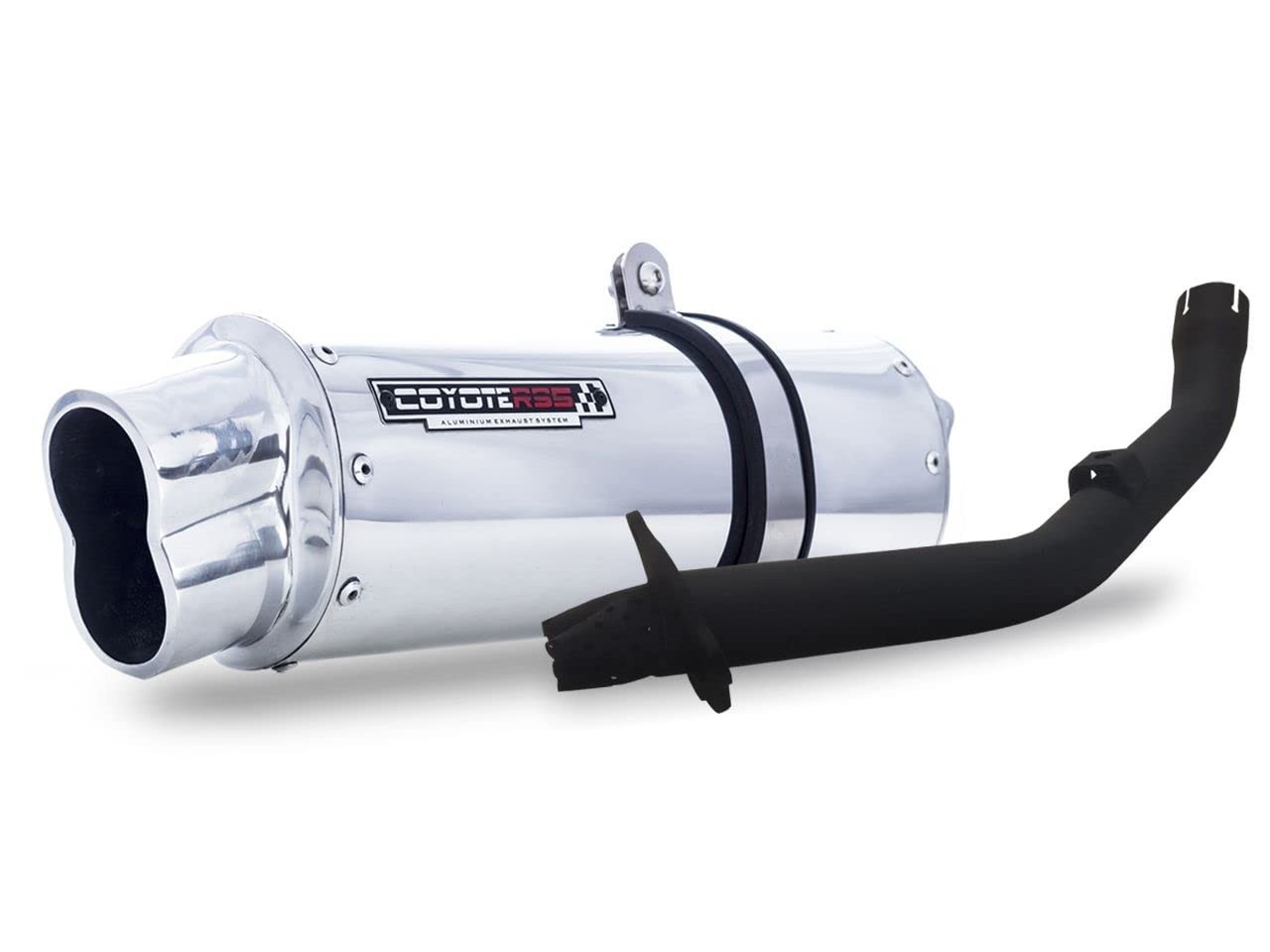 Escapamento Coyote RS5 Boca 8 Oval Alumínio para XR Tornado 250 (até 2006) - Polido