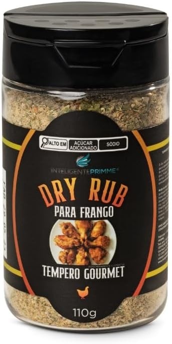 Dry Rub para Frango, Tempero Seco de Especiarias, 110g
