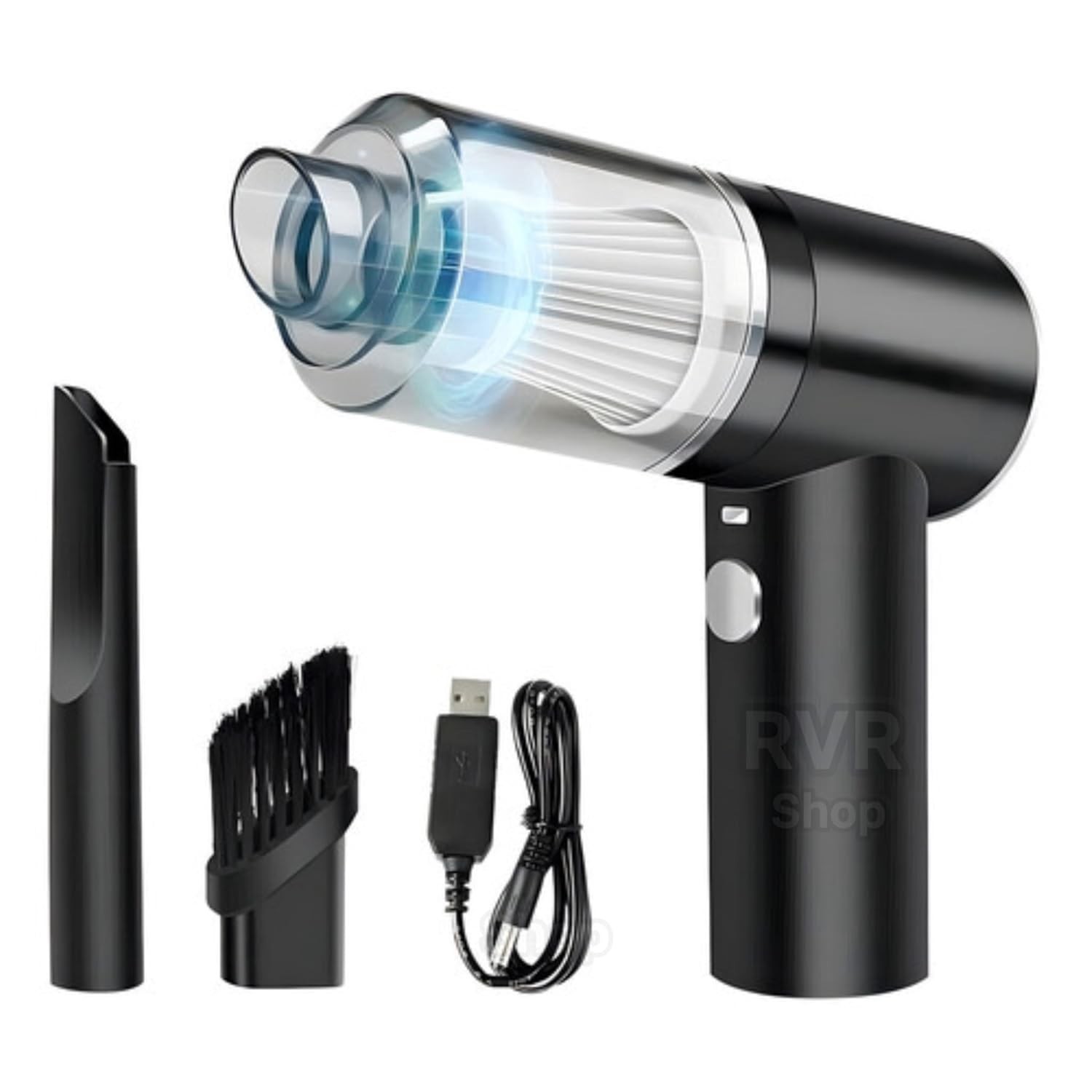 Aspirador Portátil Mini 3em1 USB Recarregável: Limpeza Sem Fio para Carro e Casa | RVR Shop Premium