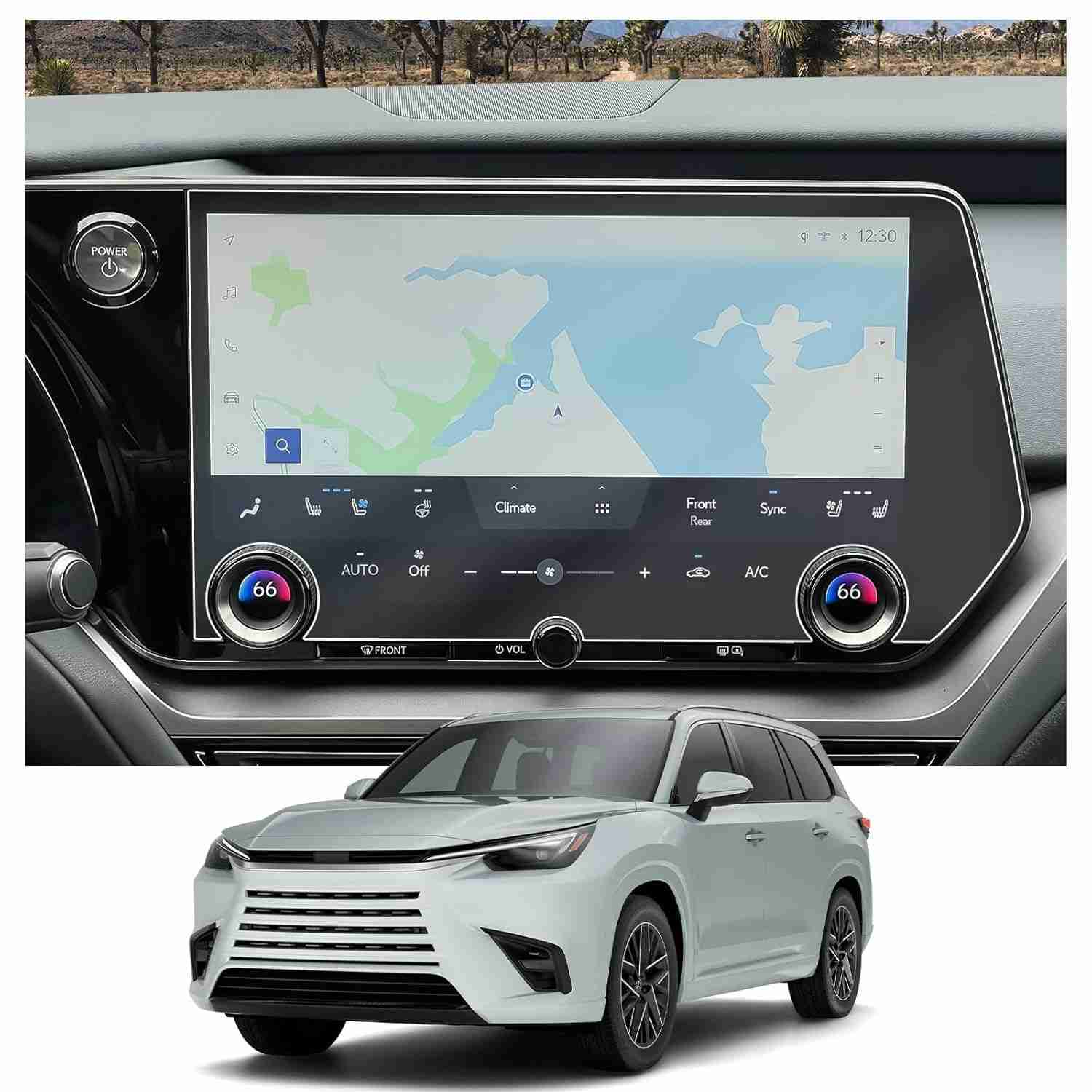 Protetor de Tela Nano CDEFG para Lexus RX 350 e TX 350 2023-2025 (14") - HD Claro e Anti-Risco