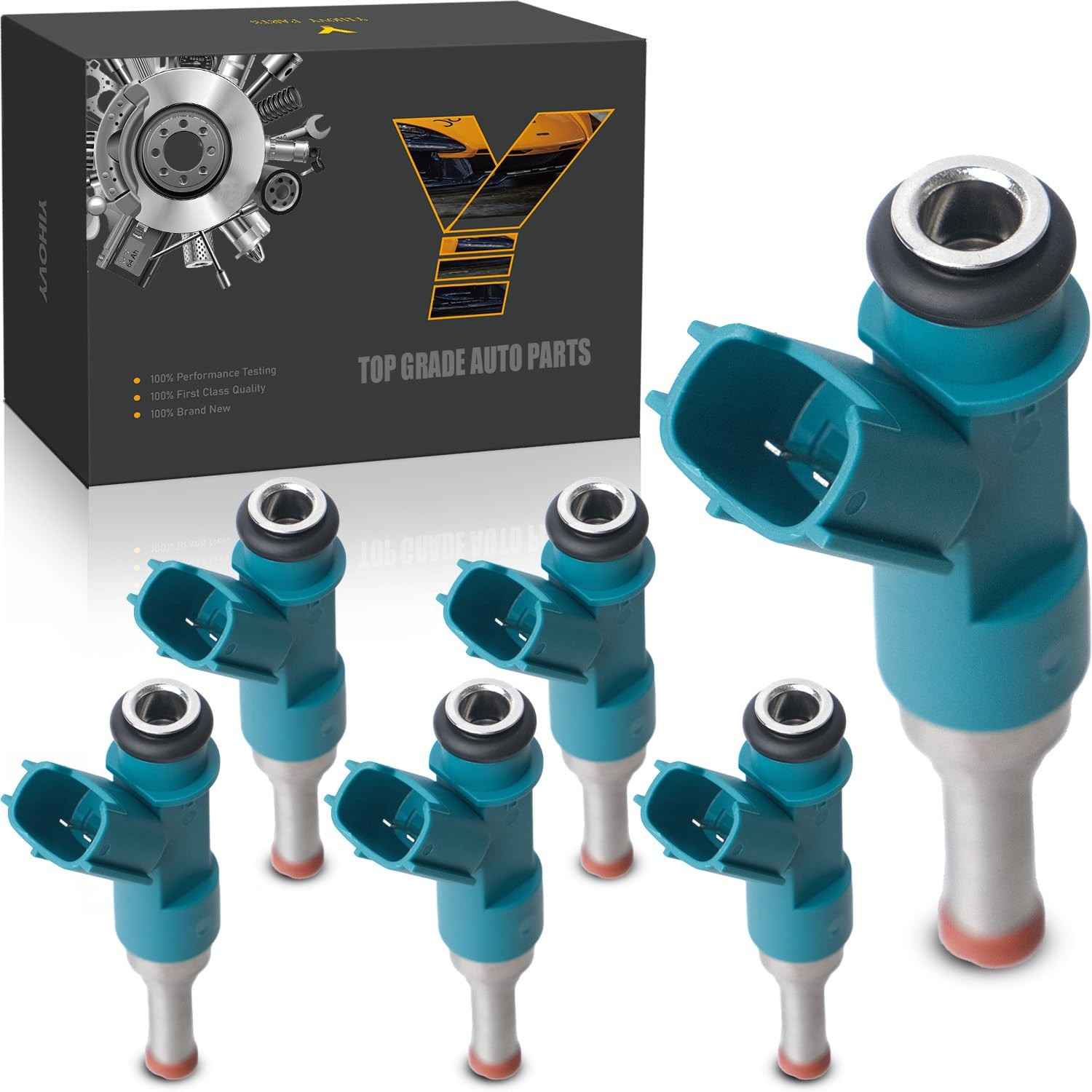 Kit 6 Injetores de Combustível Premium para Lexus ES350, RX350, RX450H e Toyota Avalon, Camry, Highlander, Sienna