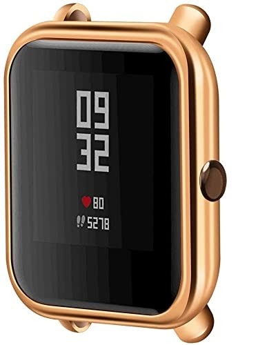 Case Bumper NSmart Rose Gold: Proteção Elegante para Amazfit BIP (BIP S, U, 3, 5)