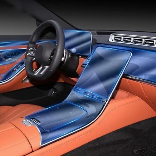 Película Protetora TPU Invisível para GPS Mercedes-Benz S-Class W221 (2021-2023) - Alta Definição e Durabilidade