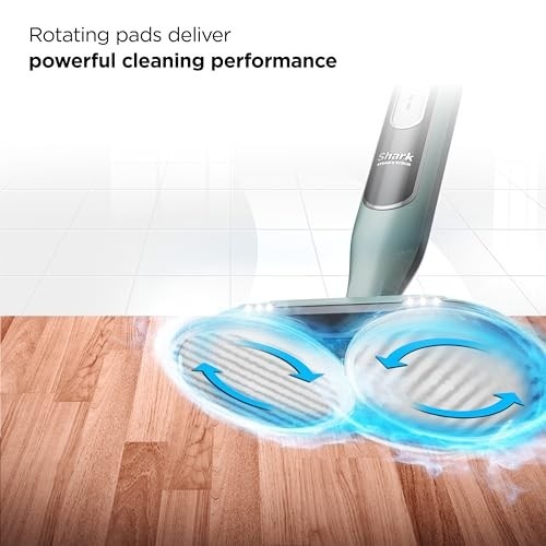 Shark Steam & Scrub S8001 - Mop a Vapor Potente com LED para Pisos Duros