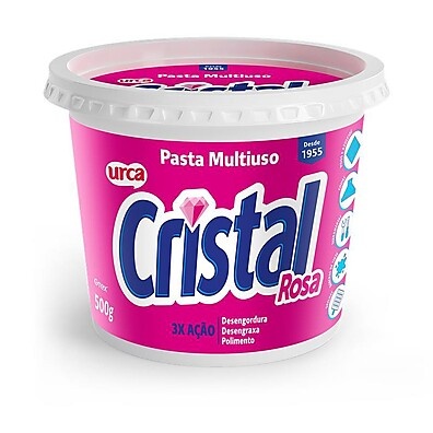 Sabão em Pasta Cristal Rosa: Limpeza Pesada Sem Esforço