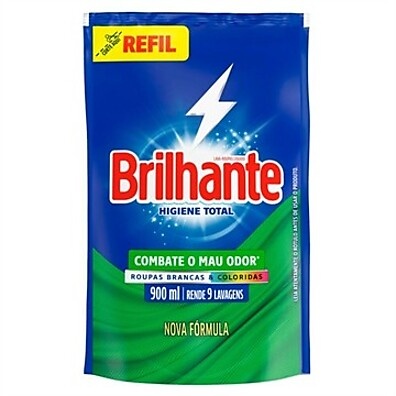 Sabão Líquido Brilhante 900ml – Higiene Total em 12 Unidades