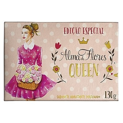 Sabonete Alma de Flores Queen: 12 Unidades de Puro Luxo