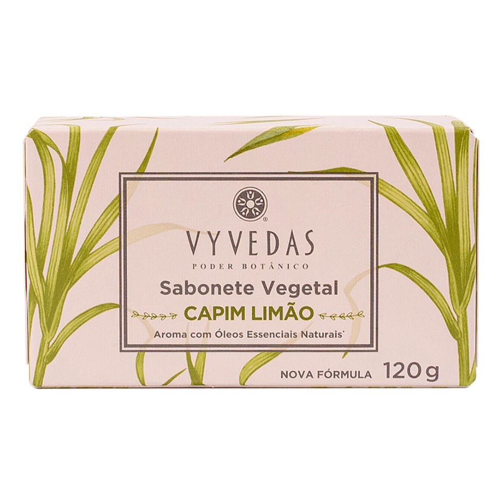 Sabonete Capim Limão Vyvedas: Frescor Natural