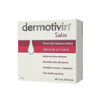 Sabonete Dermotivin Salix 90g: Acabe com Cravos e Oleosidade