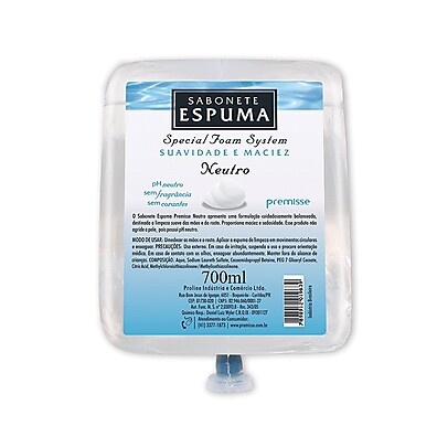 Sabonete Espuma Neutro 700ml: Limpeza Suave e Econômica