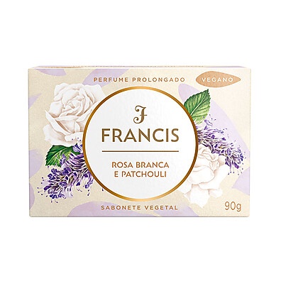 Sabonete Francis Rosa & Patchouli: Perfume e Hidratação