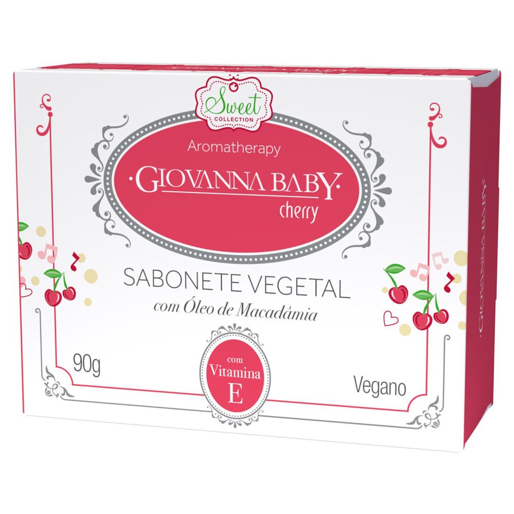 Sabonete Giovanna Baby Cherry: Hidratação e Aroma!