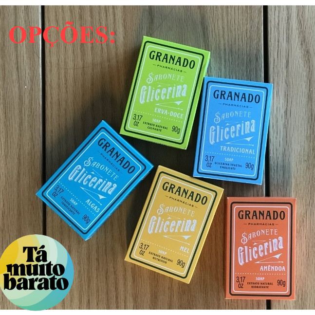 Sabonete Granado Glicerina: Pele Limpa e Hidratada!