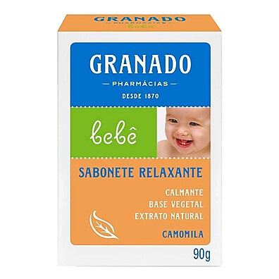 Sabonete Infantil Granado Bebê Camomila 90g: Acalma e Limpa com Suavidade