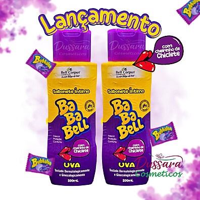 Sabonete Íntimo Bababell Uva: Cheirinho de Chiclete e Cuidado Suave