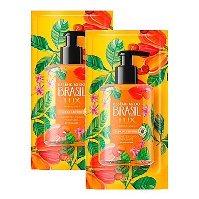 Sabonete Líquido Flor do Cajueiro Lux: Kit Refil 2x240ml