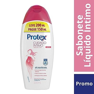 Sabonete Líquido Protex Cuidado Íntimo – Delicate Care 200ml