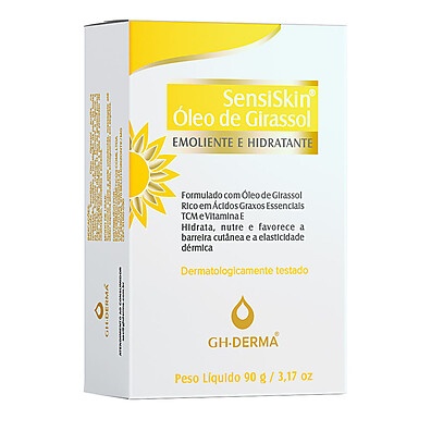 Sabonete SensiSkin GH: Hidratação Duradoura com Óleo de Girassol