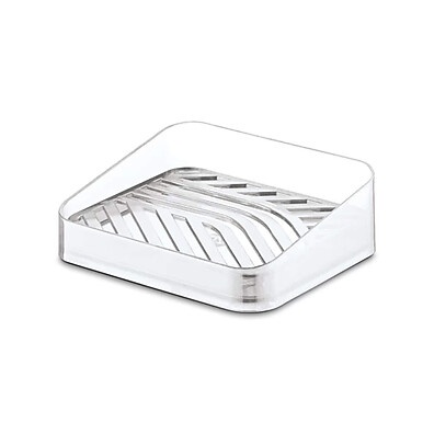 Saboneteira Transparente Slim: Elegância e Praticidade