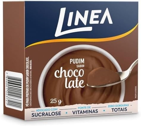 Pudim em Pó Sabor Chocolate 30G - Linea