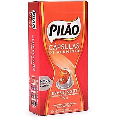 Café Pilão Tradicional: 10 Cápsulas de Puro Sabor