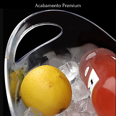 Champanheira 8,7L: Gelo e Sabor!
