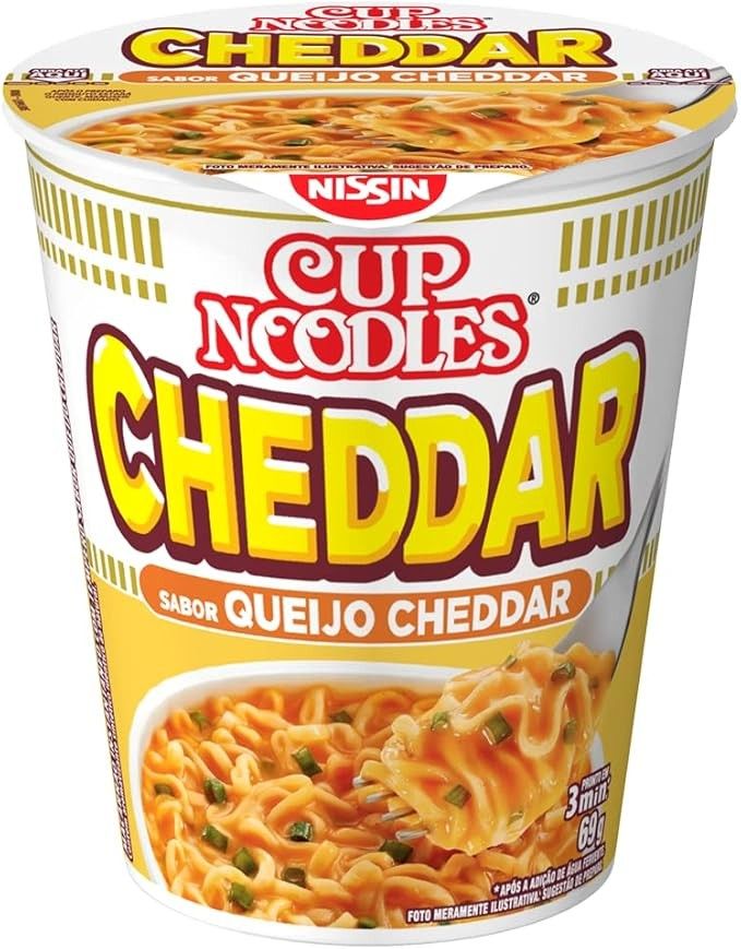 Nissin Cup Noodles Sabor Cheddar 69G