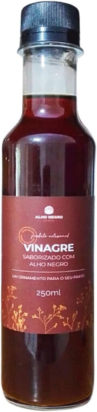 Vinagre Saborizado com Alho Negro 250ml - Alho Negro do Sítio