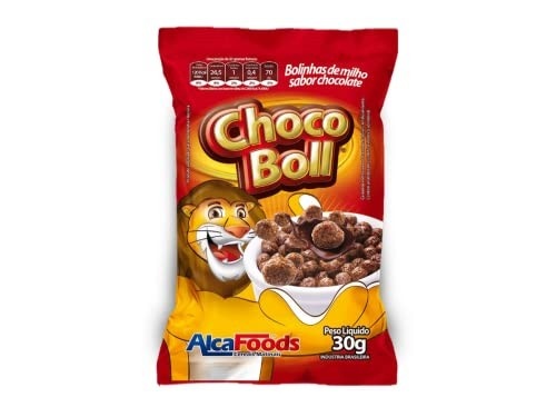 Cereal Choco Boll Alcafoods Em Sachê - Caixa Com 50 Unidades