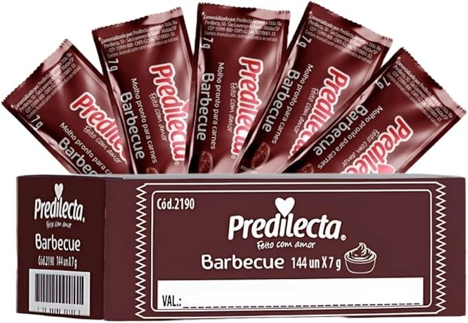 Barbecue Predilecta Sachê Caixa C/144 de 7g Cada
