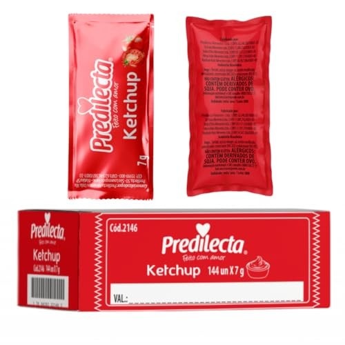 Sache Catchup Caixa Com 144 Unidades de 7g Ketchup