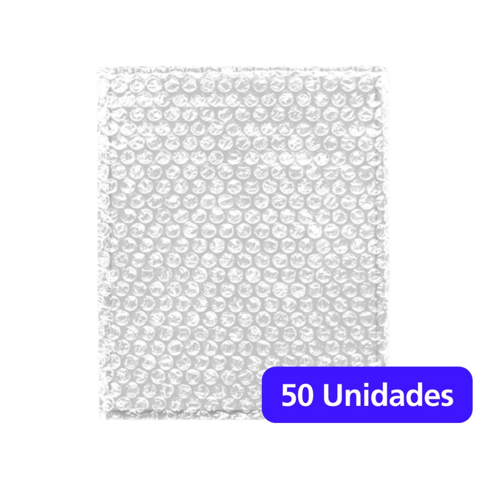 Saco Bolha 20x30cm: Proteção Total (50 Unidades)