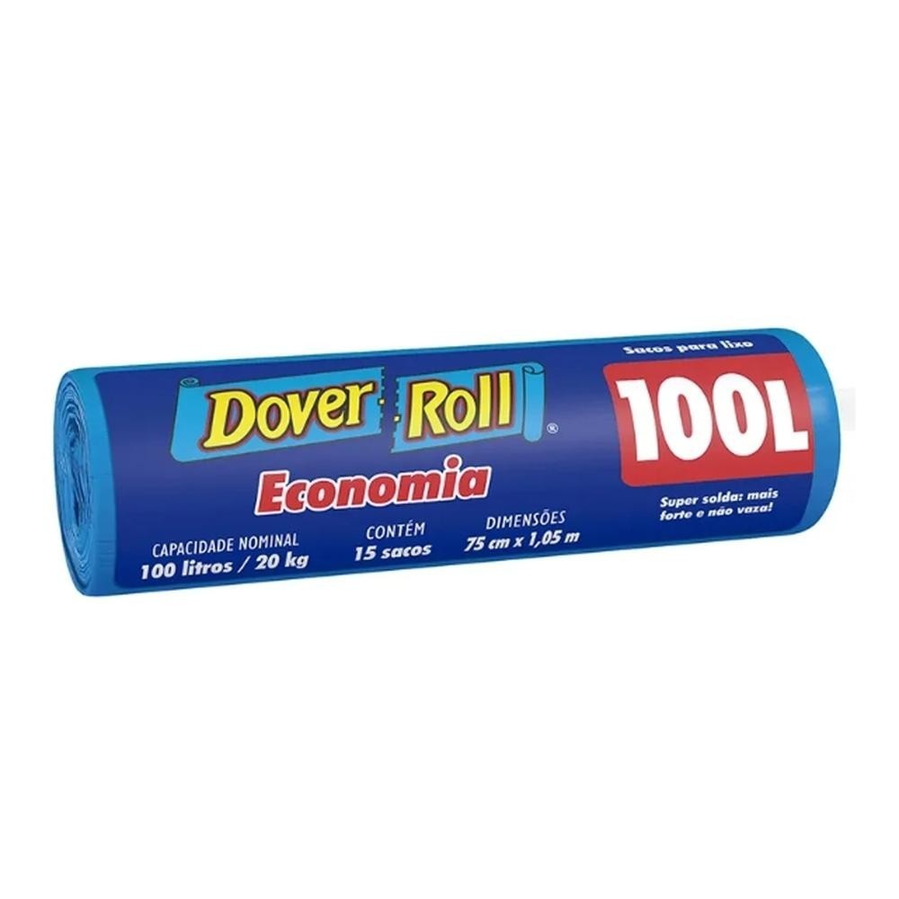 Saco de Lixo 100L Dover: Economia e Resistência!