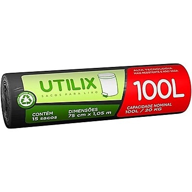 Saco de Lixo 100L Utilix: Praticidade e Economia