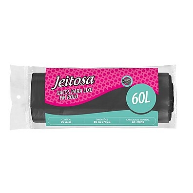 Saco de Lixo em Rolo 60L Jeitosa Bettanin: A Solução Ideal para Resíduos Domésticos