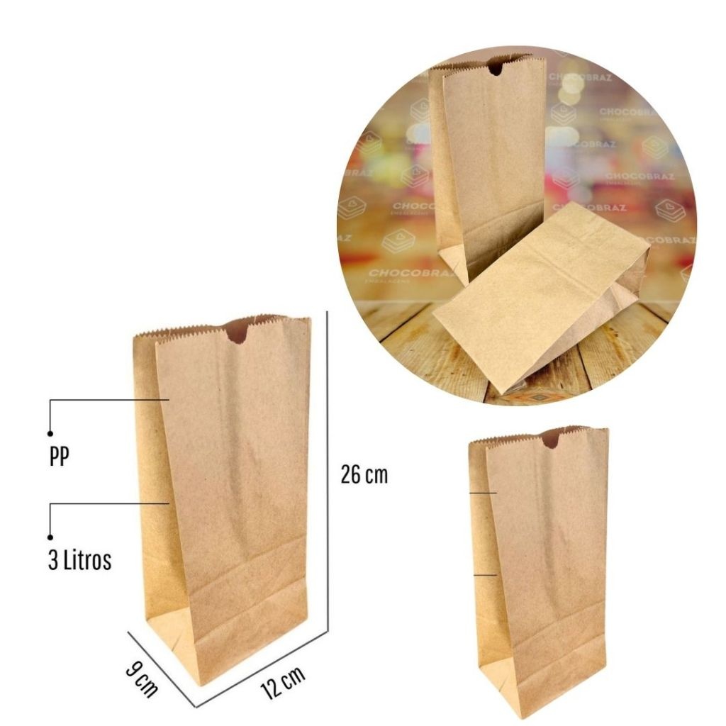 Saco Delivery Kraft: Prático e Sustentável!