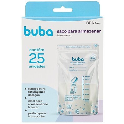 Saco Para Leite Materno Buba: Armazenamento Seguro