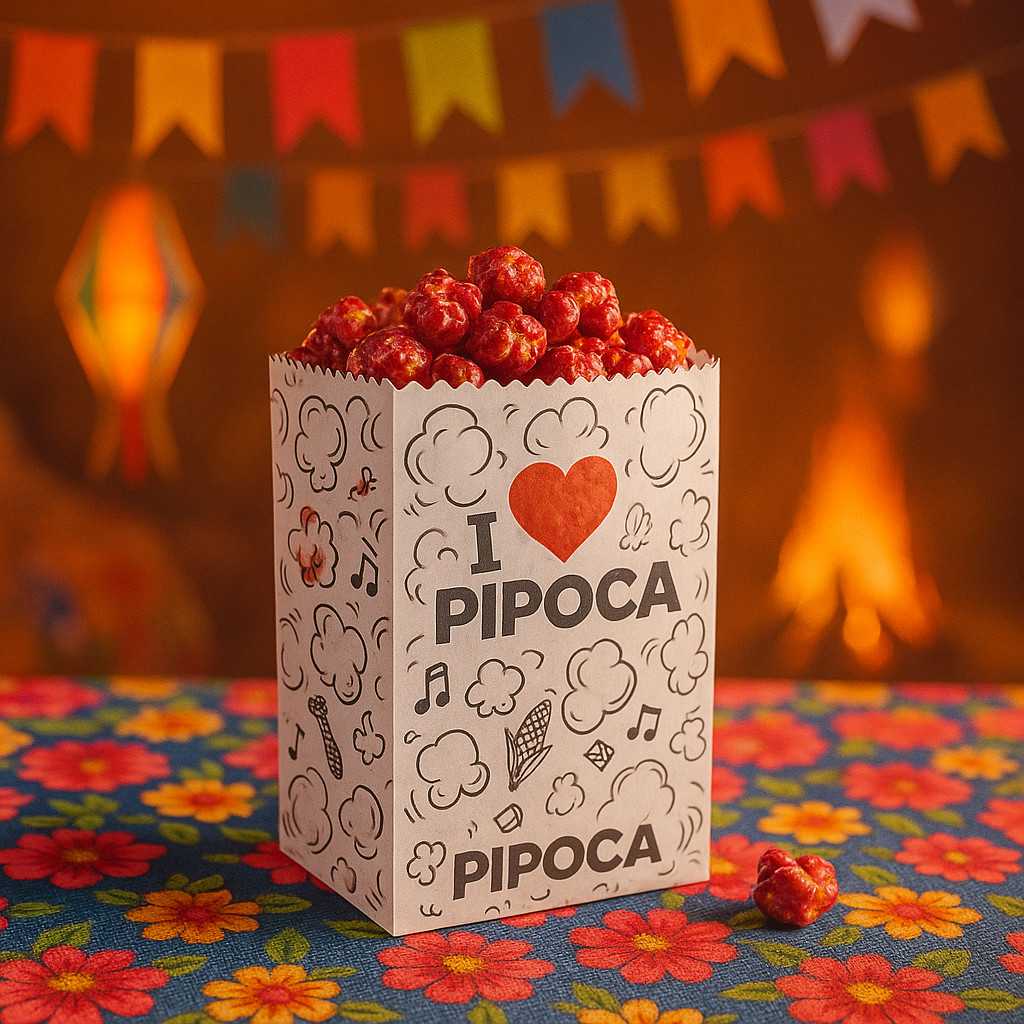 Saco para Pipoca Gourmet: 50 a 250 Unidades!