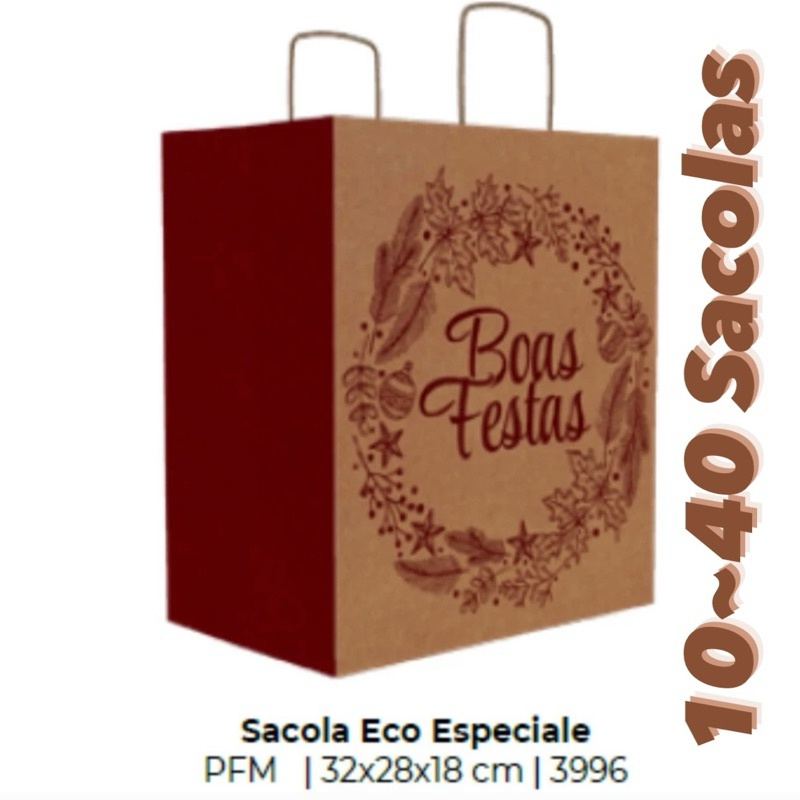 Sacola de Natal Grande: Decore e Presenteie!