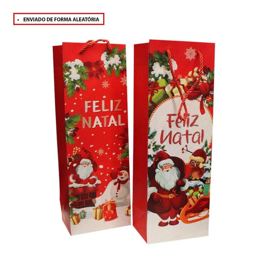 Sacola de Natal para Vinho: Presenteie com Estilo!
