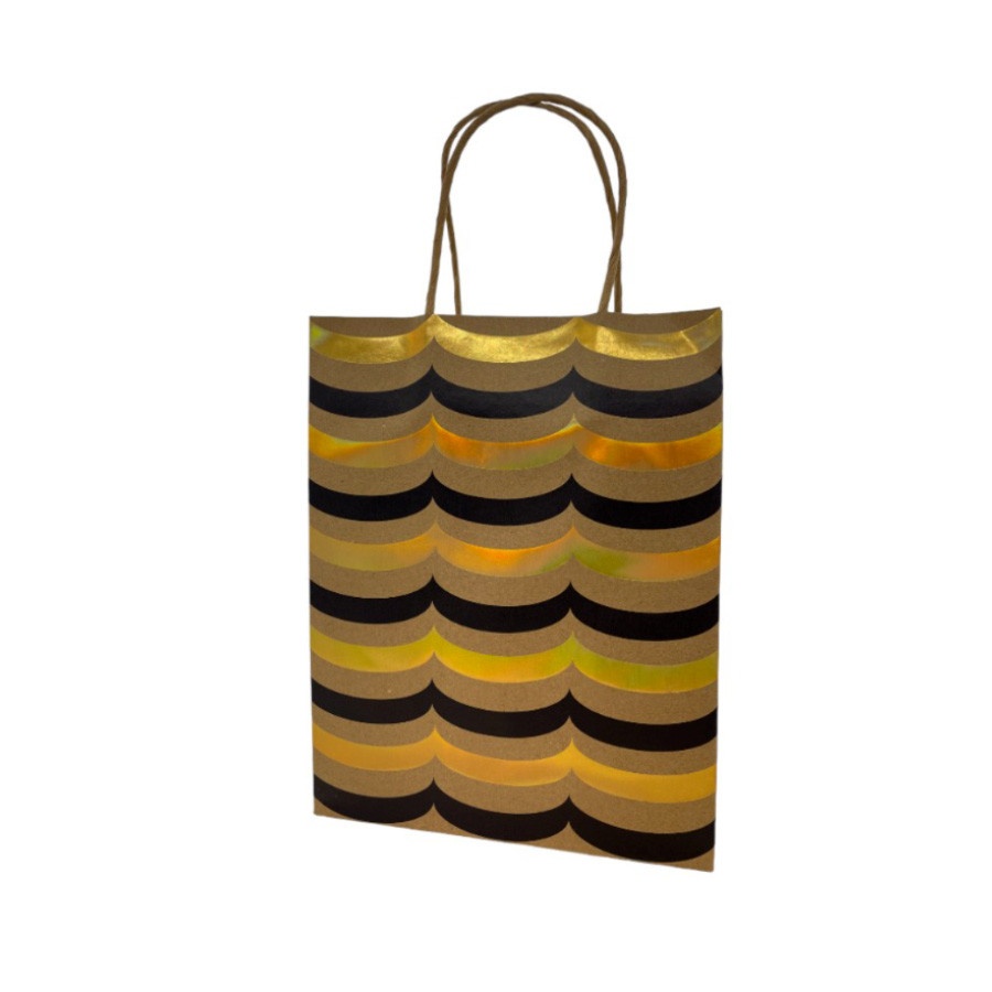 Sacola Kraft Dourada: Elegância para Presentes