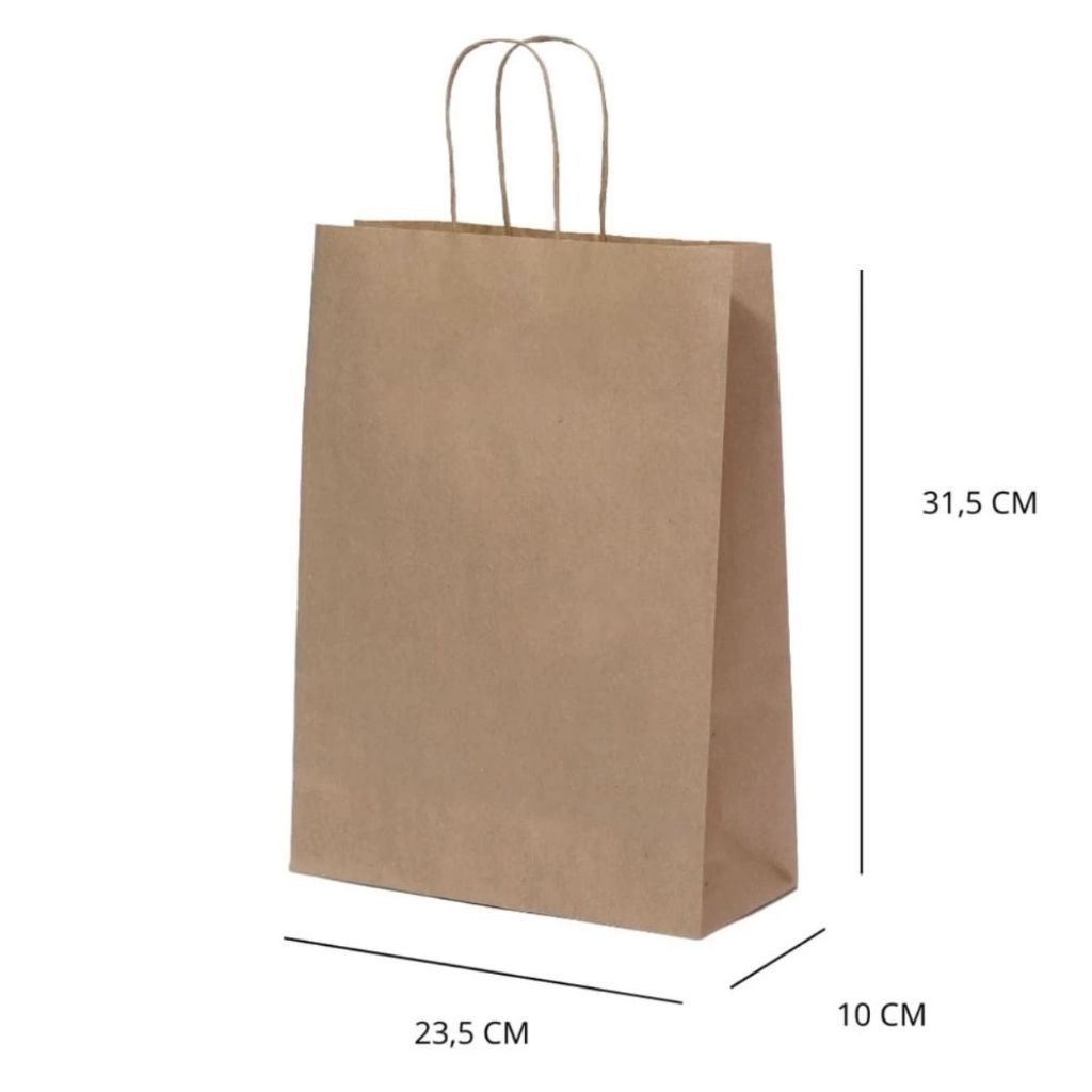 Sacola Kraft Personalizada: Preços de 10 a 50!