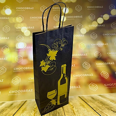 Sacola para Vinho Preta: Elegância e Praticidade